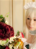 cosplay c78 longphoto 白发性感日本女佣(5)